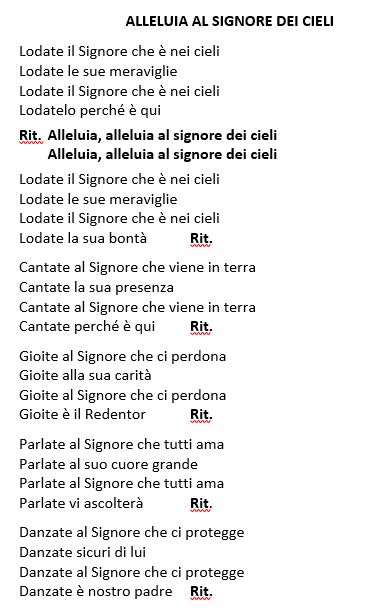 Buon Natale Testo Canzone.Eleno Testi Canzoni Parrocchia Di San Lorenzo Da Brindisi