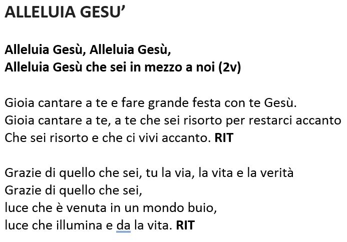 Eleno Testi Canzoni Parrocchia Di San Lorenzo Da Brindisi