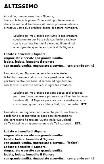 Testo Della Canzone Buon Natale.Eleno Testi Canzoni Parrocchia Di San Lorenzo Da Brindisi