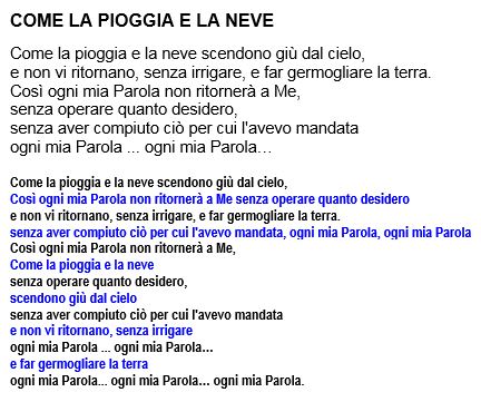 Eleno Testi Canzoni Parrocchia Di San Lorenzo Da Brindisi